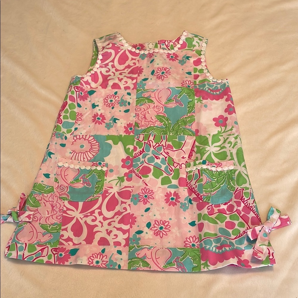 Vibrant Patchwork Sleeveless Dress from Lilly Pulitzer